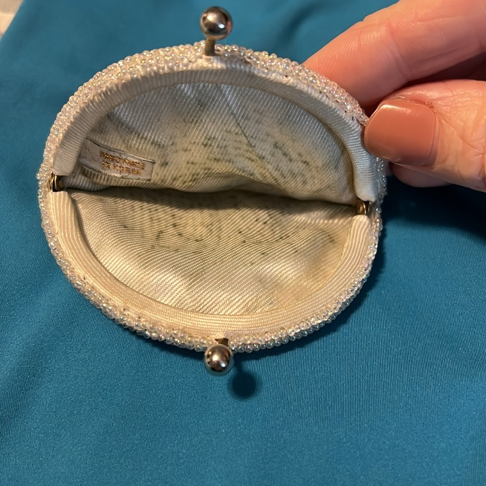 Beautiful, vintage beaded coin purse. - Picture 3 of 3